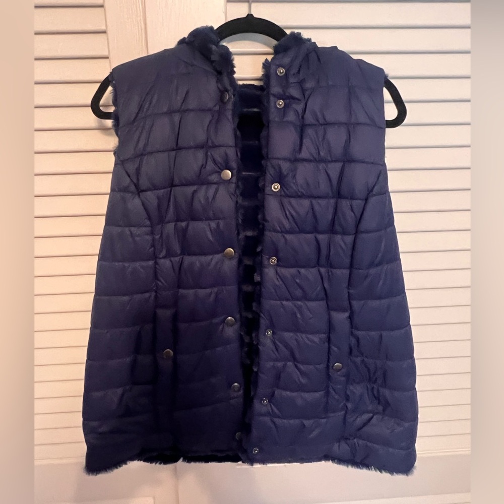 Beautiful Navy Reversible Vest